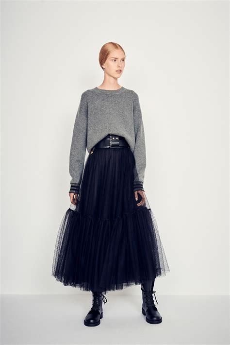 dior black mesh skirt|Skirts .